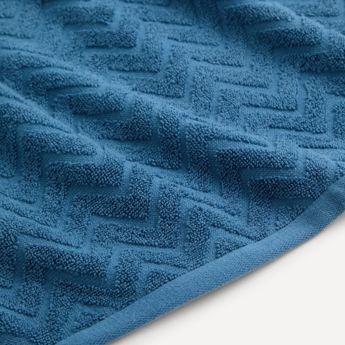 Toalha de Banho de Algodão 450 g/m2 Espigas Azul-2