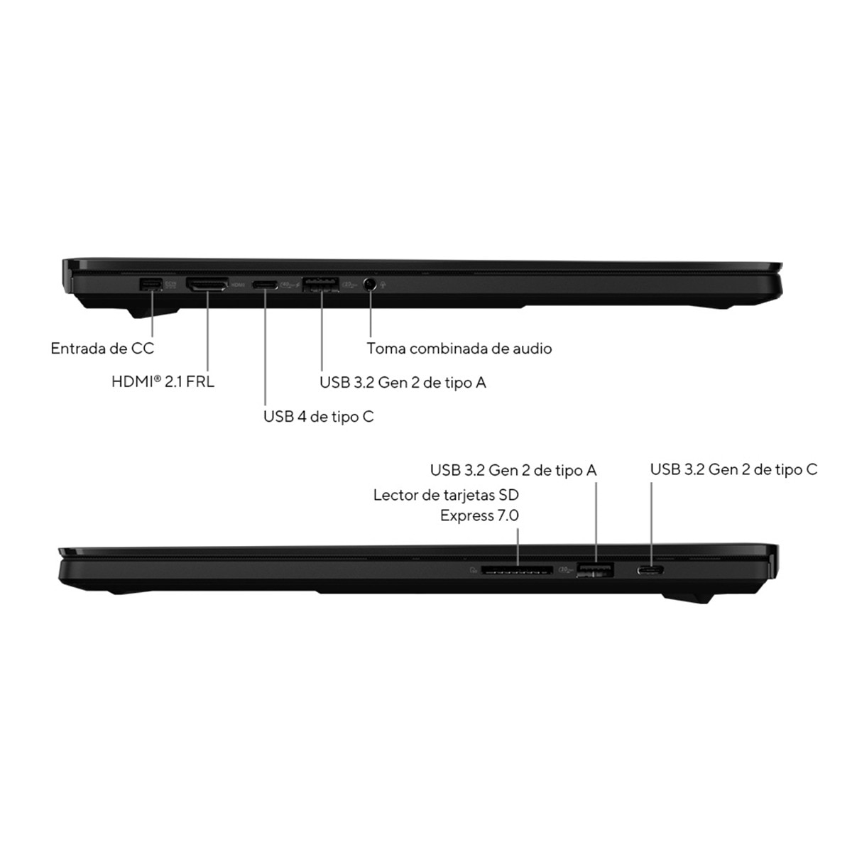 Portátil ASUS ProArt P16 OLED H7606WI-ME024W, Ryzen AI9 HX 370, 32GB, 1TB SSD, GeForce RTX 4070 8GB, 16", W11 Negro-8