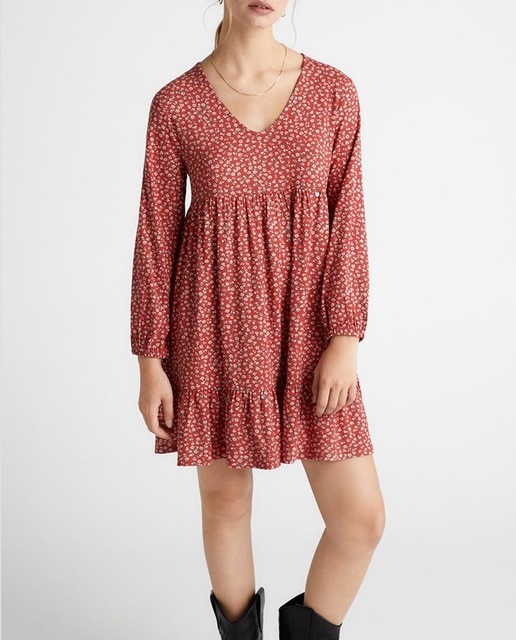 Imagen 0 de Vestido corto con estampado floral