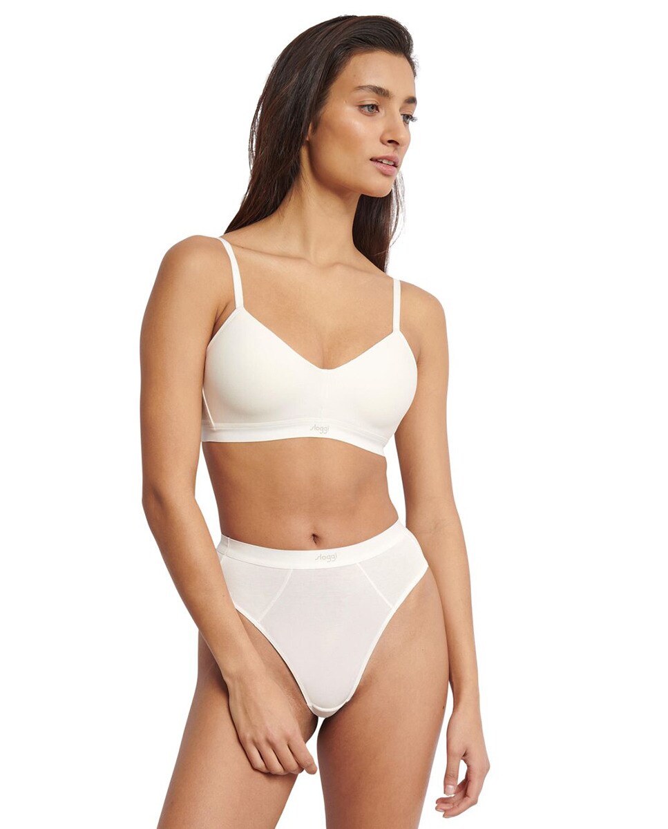 Soutien com Enchimento e sem Aro Branco-3