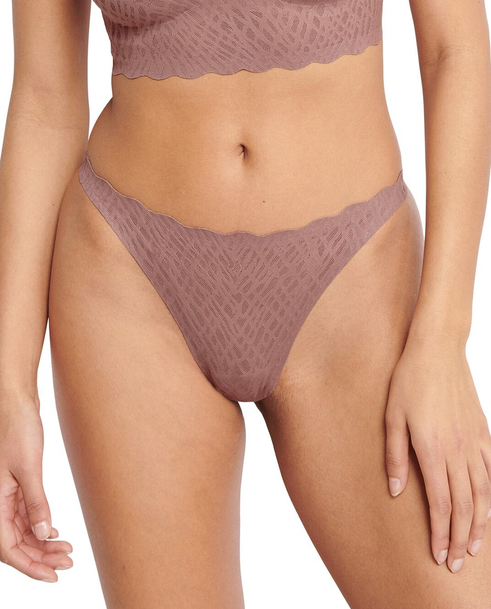 Cueca Tipo Tanga Castanho-claro-1