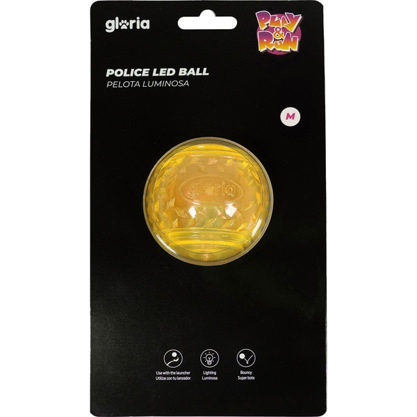 Play and Run yellow light-up dog ball 6.35 cm 1 each