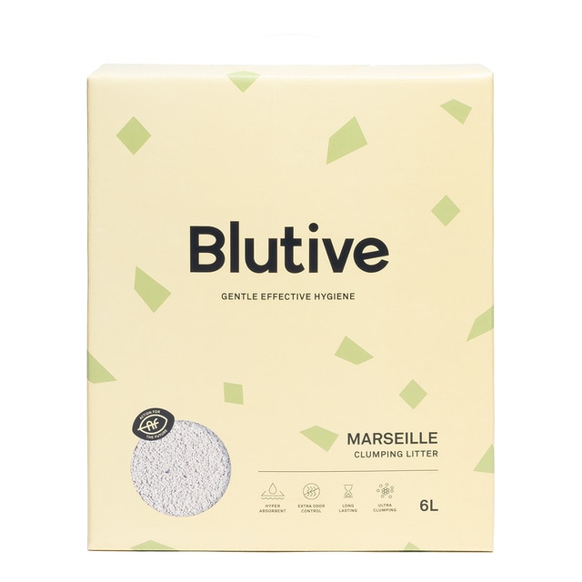 Imagen 0 de Lecho ultra aglomerante Blutive para gatos aroma Marsella 6 L