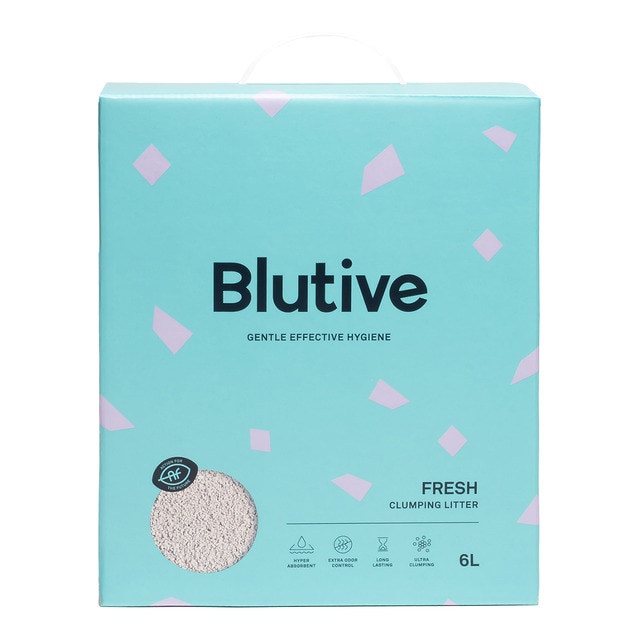 Imagen 0 de Lecho ultra aglomerante Blutive para gatos aroma Fresh 6 L