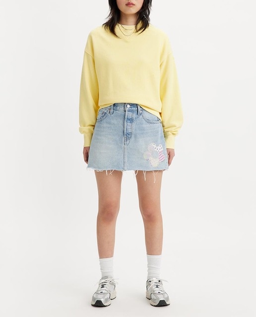 Imagen 0 de Falda vaquera corta