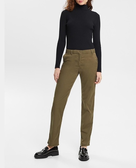 Imagen 0 de Pantalón básico de mujer chino cintura media