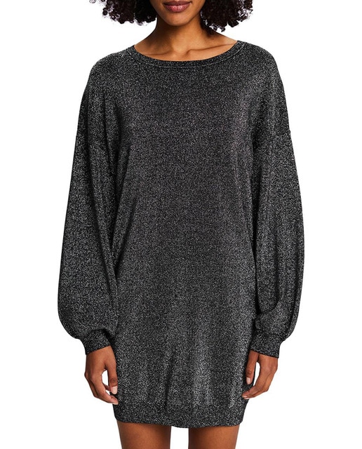 Imagen 0 de Vestido sudadera corto lurex