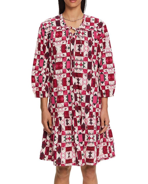 Imagen 0 de Vestido algodón corto estampado