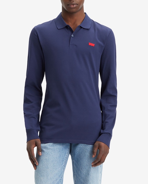 Imagen 0 de Polo de hombre de manga larga slim