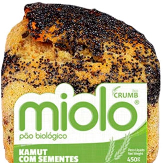 Pão Kamut Com Sementes embalagem 450 g - Miolo