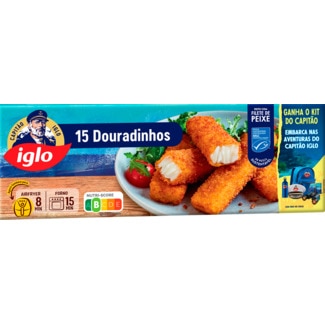 Douradinhos de Peixe 15 Unidades embalagem 420 g - Capitão Iglo