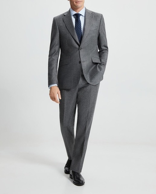 Imagen 0 de Traje de hombre microdibujo