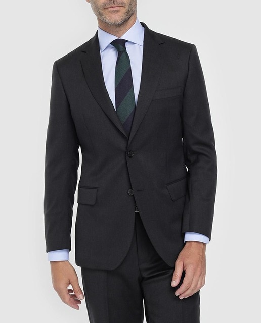 Imagen 0 de Chaqueta de traje separate de hombre regular liso gris