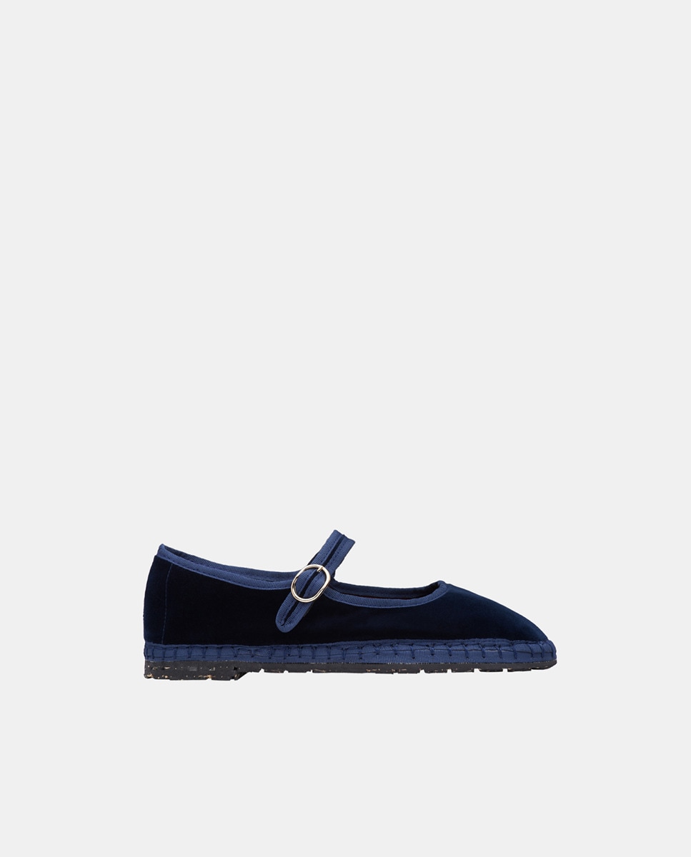 Imagem 0 de Sapatos de Presilha em Veludo