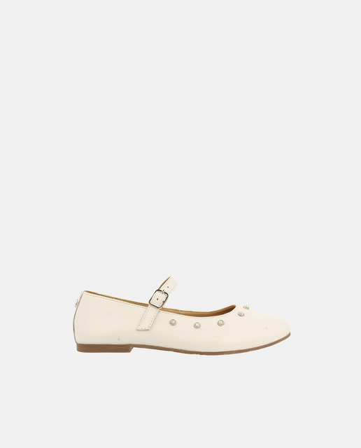 Imagem 0 de Sabrinas de Comunhão com Adorno de Pérolas - Branco