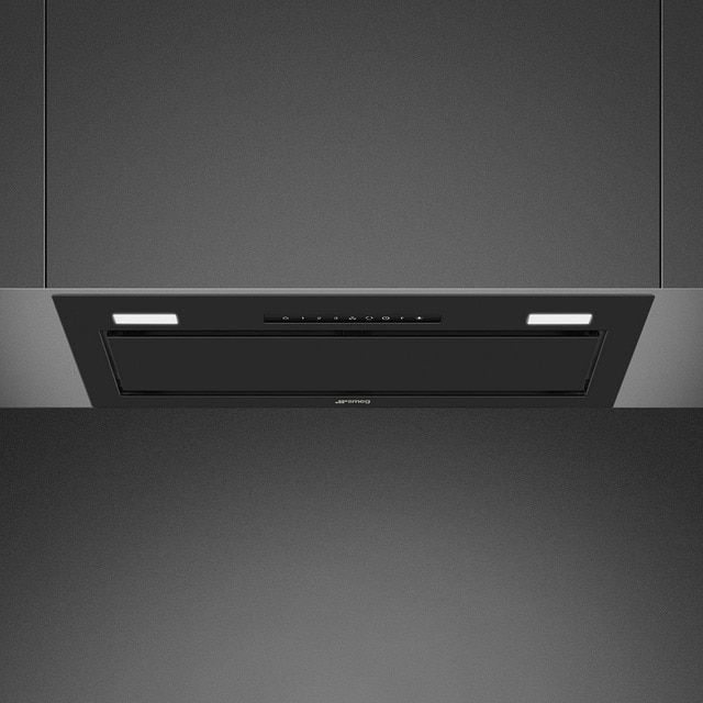 Imagem 0 de Exaustor Encastrável Smeg Universal KSG6P4MB de 3 Velocidades + 1 Intensiva e de 60 cm - Preto Mate