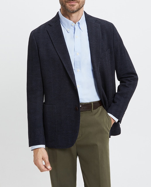 Imagen 0 de Chaqueta de hombre punto espiga regular fit