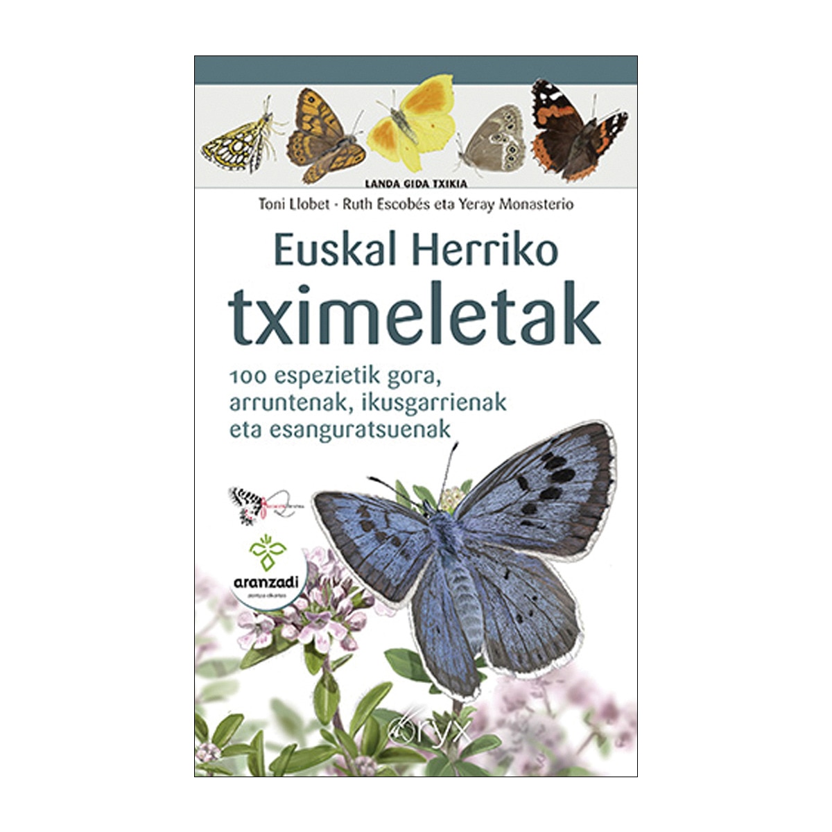 Euskal Herriko tximeletak: 100 espezietik gora, arruntenak, ikusgarrienak eta esanguratsuenak (Capa mole) 1