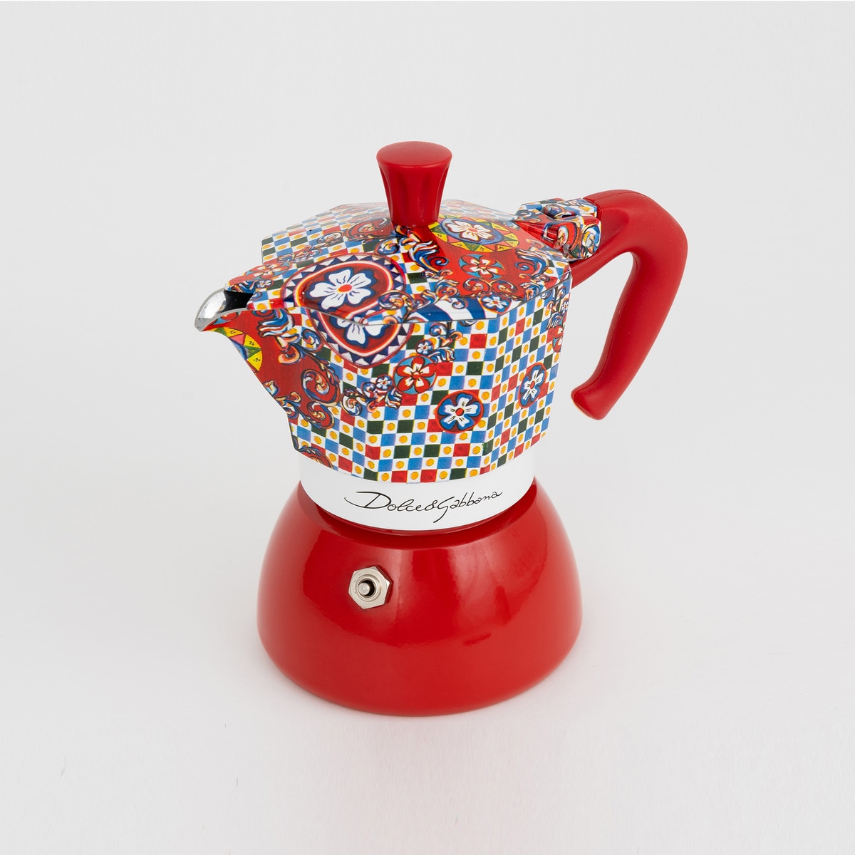 Cafetera Moka Induction Dolce & Gabbana Bialetti Rojo-2
