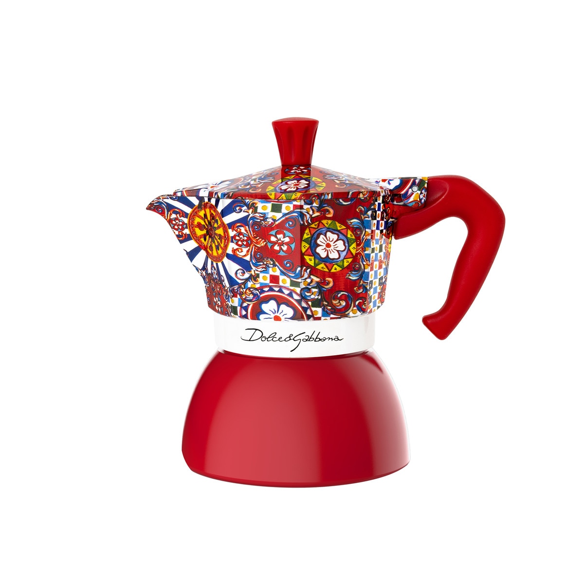 Cafetera Moka Induction Dolce & Gabbana Bialetti Rojo-1