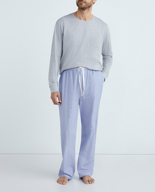 Imagen 0 de Pijama hombre camiseta con pantalón tejido