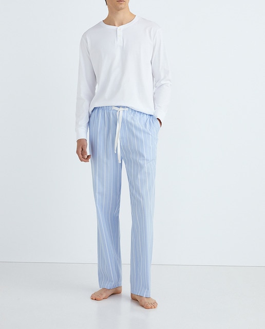 Imagen 0 de Pijama hombre camiseta con pantalón tejido