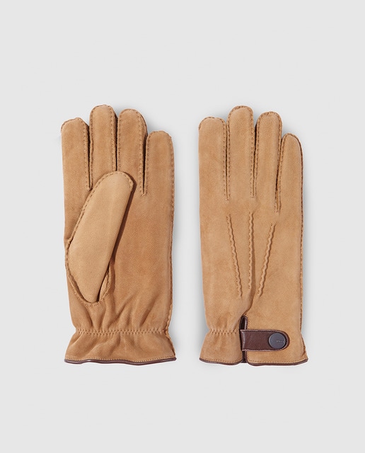 Imagen 0 de Guantes de hombre Emidio Tucci nobuck camel