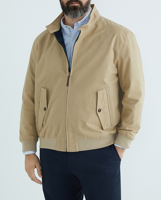 Imagen 0 de Cazadora de hombre tipo harrington algodón tallas grandes