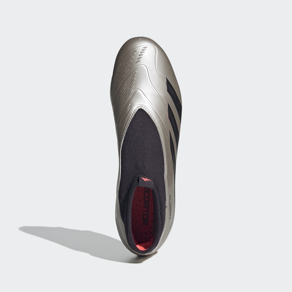 Chuteiras de Futebol Unissexo Predator League Laceless Cinzento-3