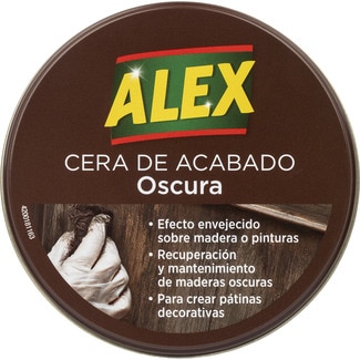 cera de acabado oscura lata 250 ml - Alex