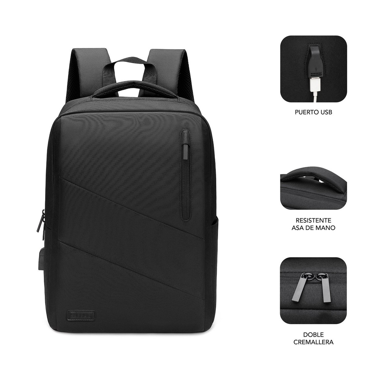 Mochila para Portátil 15,6" - Preto 2