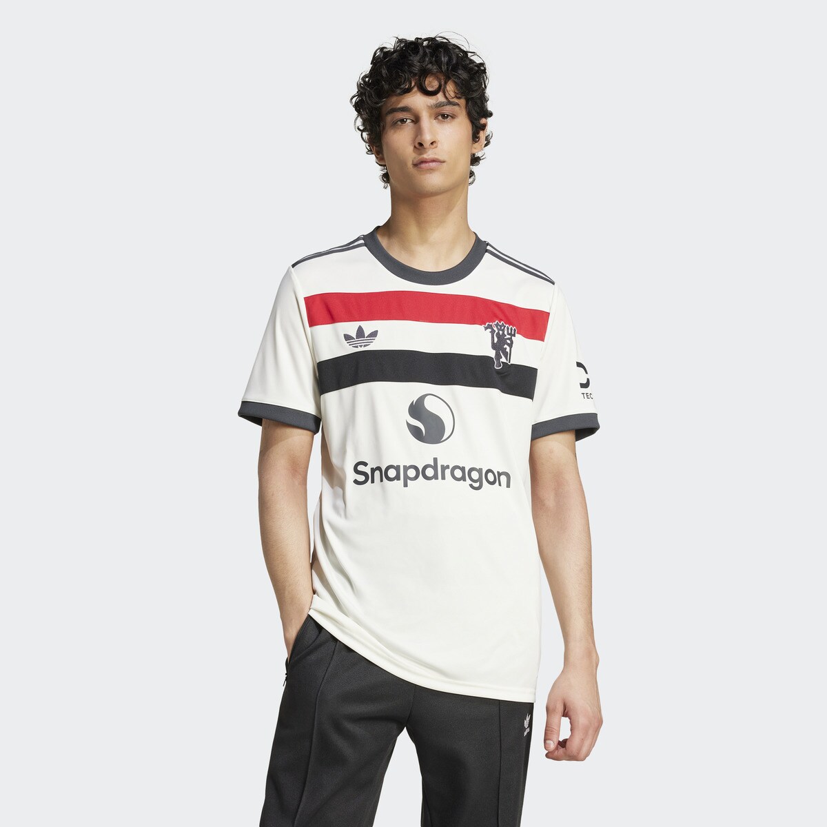 T-shirt de Homem 3.º Equipamento Manchester United 2024-2025 Branco-1