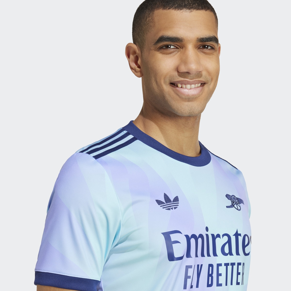 T-shirt de Homem 3.º Equipamento Arsenal FC 2024-2025 Azul-3