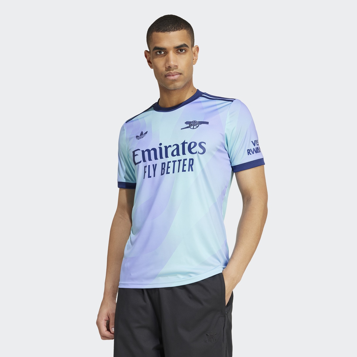 T-shirt de Homem 3.º Equipamento Arsenal FC 2024-2025 Azul-1