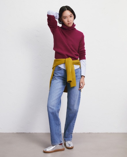 Jersey Cuello Alto Azul Sfera Sfera Jersey Cuello Alto Easy Wear - Main Image