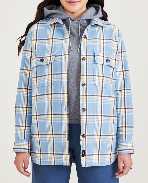 Imagen 0 de Sobre camisa de mujer de entretiempo