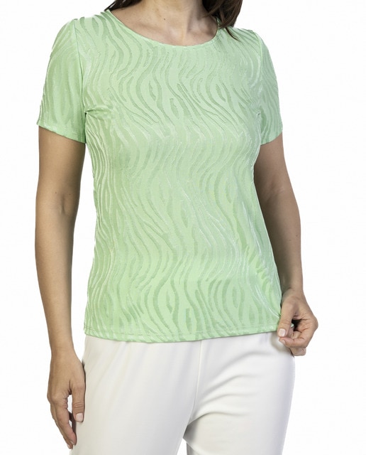 Imagen 0 de Camiseta jaquard lisa