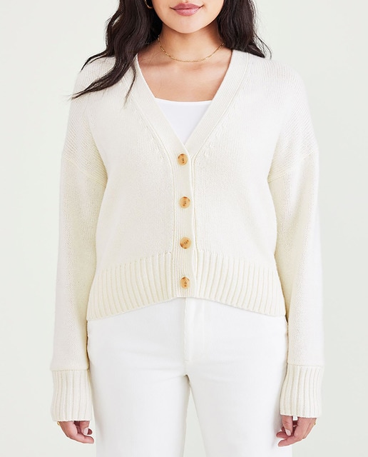 Imagen 0 de Cárdigan de mujer cropped de lana