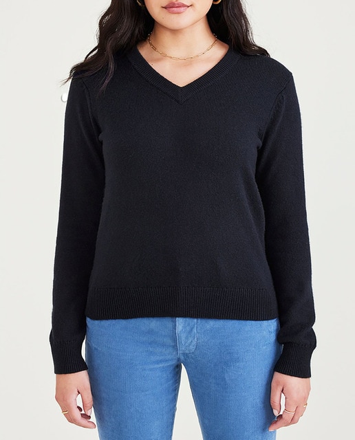 Imagen 0 de Jersey de mujer cuello pico con lana