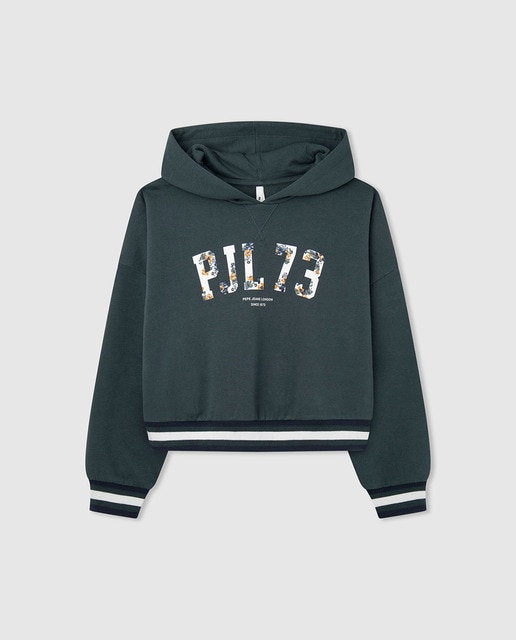 Imagen 0 de Sudadera de niña con capucha