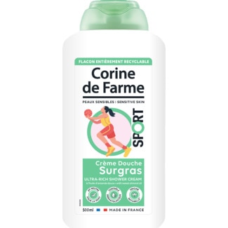 Gel de Banho com Óleo de Amêndoas Doces Surgras embalagem 500 ml - Corine De Farme