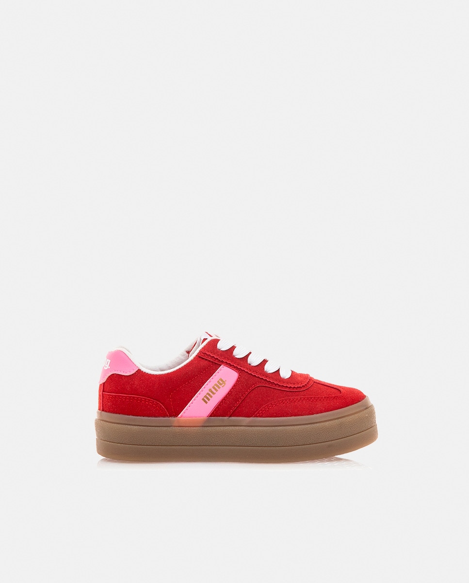 Sapatilhas Casual Bigger com Fecho de Atacadores Vermelho-1