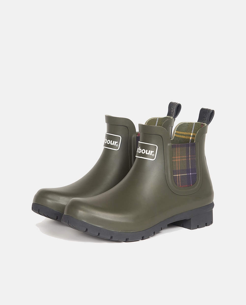 Galochas Chelsea Verde Azeitona-9