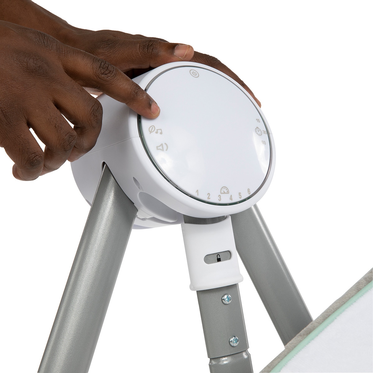 Baloiço Portátil AnyWay Sway™ de Uso Duplo: Modelo Ray™ Cinzento-11