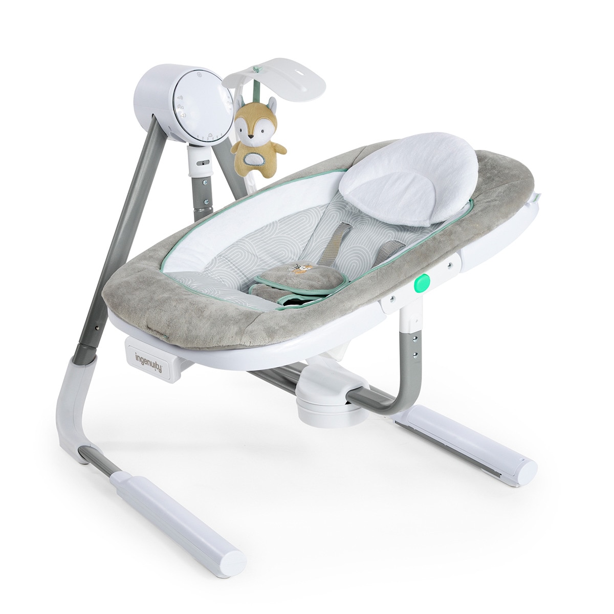 Baloiço Portátil AnyWay Sway™ de Uso Duplo: Modelo Ray™ Cinzento-9