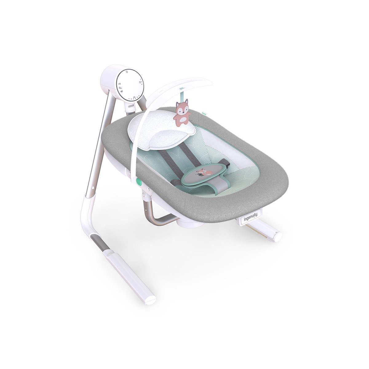 Baloiço Portátil AnyWay Sway™ de Uso Duplo: Modelo Ray™ Cinzento-1