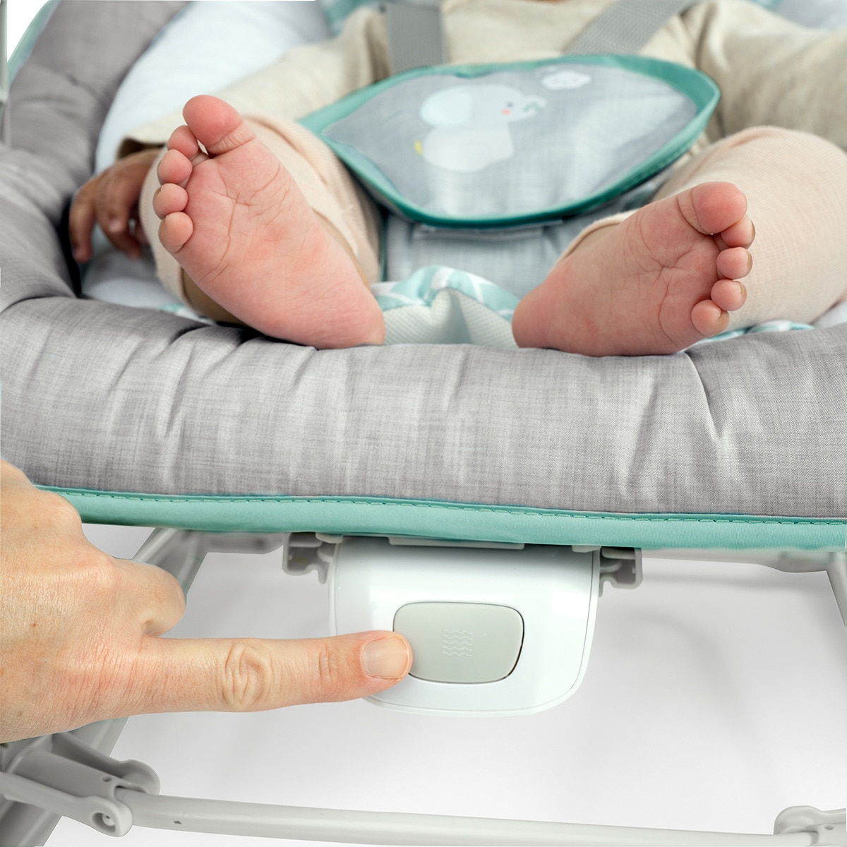 Espreguiçadeira Grow White Me Bounce & Rock Seat Weaver multicolor Multicolor-17