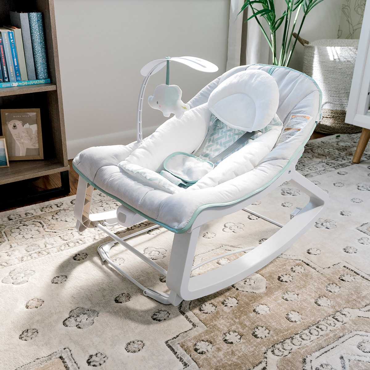 Espreguiçadeira Grow White Me Bounce & Rock Seat Weaver multicolor Multicolor-10