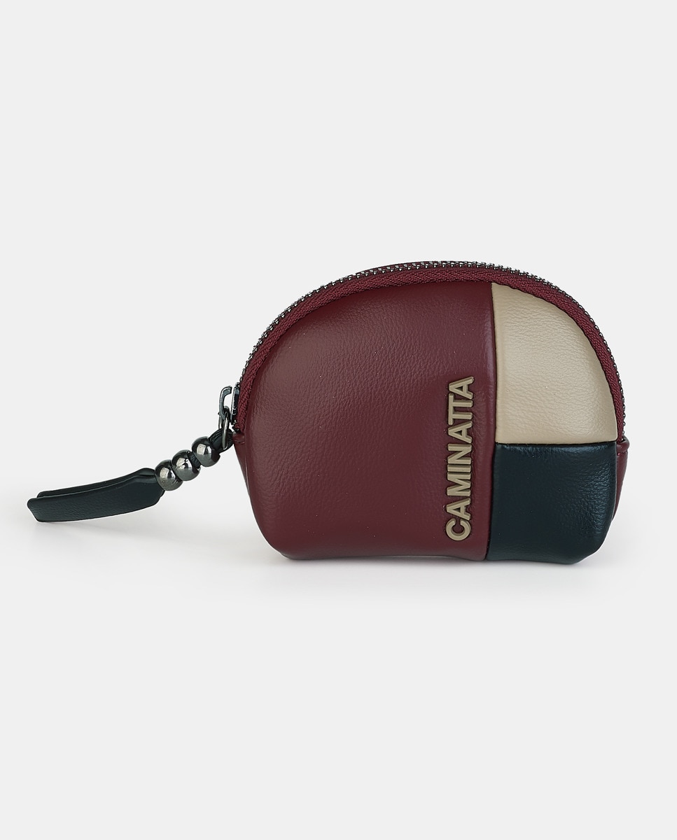 Porta-Moedas em PU Bordeaux-1