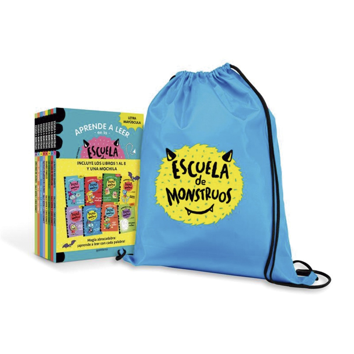Imagen 0 de Aprender a leer en la Escuela de Monstruos - Pack con los libros 1-8 (¡incluye un regalo!): En letra MAYÚSCULA libros para niños a par  (Tapa blanda)